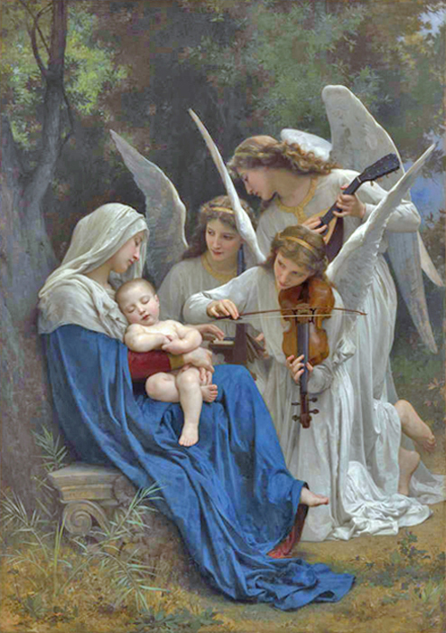 William Bouguereau - La Vierge aux Anges (The Virgin with Angels), La Rochelle, France, 1882.